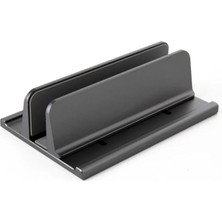 3 Bölmeli Metal Genişlik Ayarlamalı Masaüstü Dikey Macbook Laptop Notebook Standı Telefon Tabl