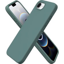 iPhone 17E / 16E Silikon Kılıf - Mag-Safe Uyumlu, Yumuşak Dokulu, Darbe Emici, Mikro Fiber Kaplam