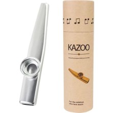 Metal Kazoo Kutulu Alüminyum Alaşım Gri