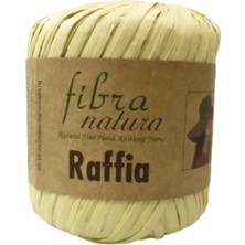 Fibra Natura Raffia - Rafya Şapka Çanta Kağıt Ip 116 02 Bej