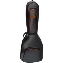 Müzik Pandura Müzik Profesyonel Su Geçirmez 20 mm Pedli Gigbag Akustik Gitar Kılıfı Gri