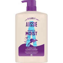 Aussie Miracle Moist Kuru Saçları Canlandıran Nemlendirici Saç Kremi 1000 ml Hacim ve Etkili Nemlendirme