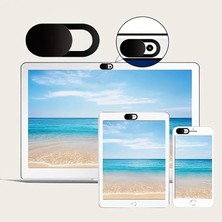 Gizlilik Kapağı, 5'li Set, Dizüstü Bilgisayar Tablet ve Telefon Için Kamera Koruyucu (Siyah)
