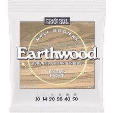 Ball Extra Light Earthwood Bell Bronz Gitar Telleri Western Gitar 10-50