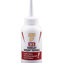 Ahşap Tutkalı Hazır 150 Gram Şeffaf D3 Tahta Mdf Sunta Kumaş Kağıt Dıy Uygulama Yapıştırı