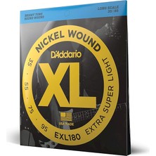 EXL180 Bas Gitar Tel Seti, Xl, 35-95, Long Scale, Nickel