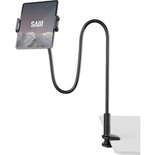Saiji Datura Is 100 cm Akrobat Flexible Ayarlanabilir Telefon Tablet Tutucu Siyah