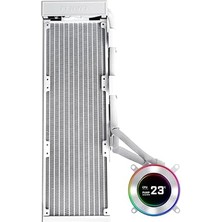 Li Hydro-Shift Iı Lcd-C 360 Beyaz Fansız Işlemcı Sıvı Soğutucu (G89.GHS2LCD36W.00)