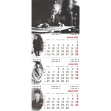 Atatürk Gemici Duvar Takvimi - Imza