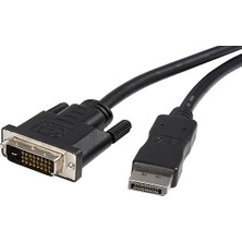 Displayport To DVI Kablo 1.8 Metre Full Hd 1080P Görüntü Aktarım Destekli Dp To DVI Dönüştür