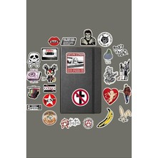 Rock Metal Sticker Paketi/bullet Journal Defter Çıkartma Ajanda Laptop Etiket, 568476168798466