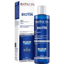 Biotin Dökülme Karşıtı Şampuan – 300 ml – Biotin, Çinko, B Vitamin Kompleksi ve Termal Su