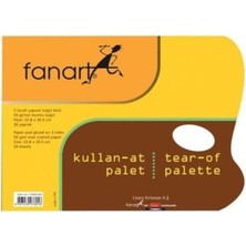 Academy Kullan-At Kağıt Palet, 22 cm x 31 cm