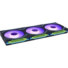 Li Uni Fan Reverse Sl-Infinity Wireless 3X120MM Siyah Rgb Kasa Fanı Seti