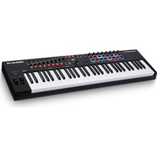 Oxygen Pro 61-61 Tuşlu USB Mıdı Klavye Controller, Ritim Pedleri, Mıdı Atanabilir Düğmeler, Buton