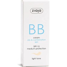 Bb Krem Yağlı ve Karma Cilt Açık Ton Spf 15 50 ml