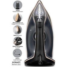 Ultrajett 3200W Seramik Tabanlı, Kireç Önleme Sistemi, 210 gr Etkili Şok Buharlı Ütü