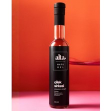 Fermente Çilek Sirkesi Katkısız Cam Şişe - 250 ml