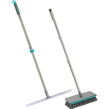 Yer Sileceği + Pratik Yüzey Fırçası Çekçek Banyo Mutfak Fayans Balkon