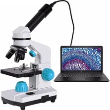 2000X Zoom Biyolojik HD Dijital Monoküler Mikroskop Kiti Yüksek Çözünürlük ve Ergonomik Tasarım