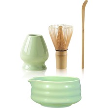 Matcha Set Kase Kaşık Whisk Tutucu Bambu Whisk Çırpıcı ve Bambu Kaşık MT217