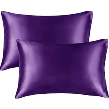 Yastık Kılıfı, Queen Size, Kıvırcık Saçlar, Ipeksi Yapı (King (50X90), Lavanta)