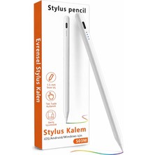 Xiaomi Redmi Mi Pad 8/7/6/5/2/pro/se ile Uyumlu Stylus Dokunmatik Tablet Kalemi Beyaz