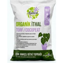 Çiçekçilik 10 Litre Ithal Torf Cocopeat Ponza Taşı Özel Karışım Saksı Harcı Bitki Toprağ