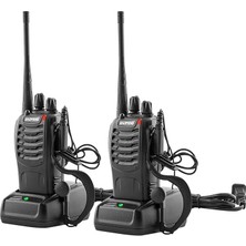 BF-888S 5W Çift Bantlı, 16 Kanal, Flaş Işıklı, Acil Durum Alarmı, Programlanabilir, Arama Kur
