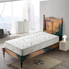 Opalin 120X200 Jungle Bamboo Ortopedik Tek Kişilik Yaylı Yatak 120 * 200 Ortopedik Yaylı Yatak