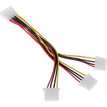 Plus PX-4999 Ide HDD 4 Pin 3 Port Hard Disk Power Çoklayıcı Güç Kablosu, Psu Molex Çoklayıcı