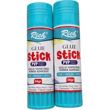 Glue Stick, Pvp Geliştirilmiş Formül, Güçlü Yapıştırıcı, Yıkanabilir, Toksik Madde Içe