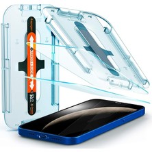 iPhone 12 / 12 Pro ile Uyumlu Cam Ekran Koruyucu Kolay Kurulum Glas.tr Ez Fit Slim Hd (2 Adet) - Agl