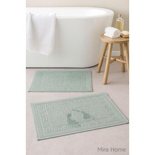 Ayak Izli Banyo Ayak HAVLUSU%100 Pamuklu Renkli 50X70 cm