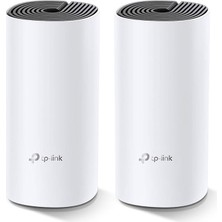 Deco M4 2-Pack, AC1200 Mbps, Dual-Band, Gigabit Portları, 100 Cihaza Kadar Bağlanılabilirlik, 260