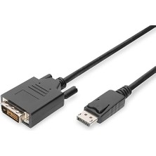 Assmann AK-340301-020-S Displayport Adaptör Kablosu, Dp - DVI M/m, 2, 0 M/kilitli, Dp 1.1A Uyumlu,