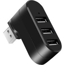 1750 3 Port USB 2.0 Hub Çoklayıcı Çoğaltıcı 180 Derece USB Port Sayısı: 3 x USB 2.0 Başlı