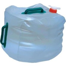 C889 Katlanabilir Su Bidonu, 20 L, Musluklu Kapak, Beyaz