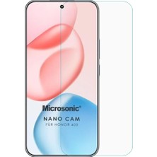 Honor 400 Nano Glass Cam Ekran Koruyucu [honor 400 ile Uyumlu Ekran Koruyucu - Şeffaf]