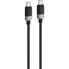 240W 200 cm Pd Type-C Şarj Kablosu Siyah