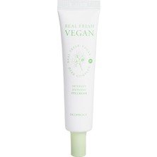 Doğal Içerikli Koyu Halka ve Yaşlanma Karşıtı Nemlendirici Vegan Göz Bakım Kremi 30 Mililit