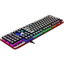 Gamenote KB870L Siyah Rgb Blue Switch Mekanik Gaming (Oyuncu) Klavye Türkçe Q