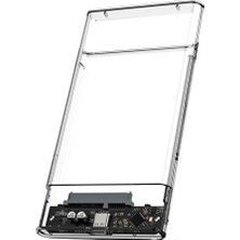XRAY-9201 2.5" Şeffaf Sata 3.0 Hdd/ssd To USB 3.1 Harici Disk Kutusu (6tb,uasp, Trım Destekli)