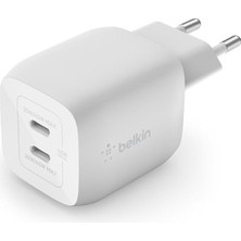45 W Usb-C Şarj Cihazı, 2 Bağlantı Noktalı, Power Delivery 3.0 ve Gan Teknolojisi ile iPhone 14