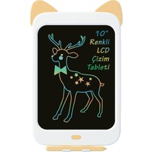 Wicue 10” Sarı Kedi LCD Dijital Renkli Çizim Tableti
