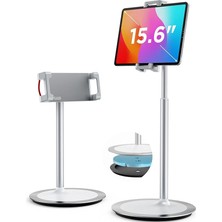 Tablet Standı Tutucu, Ayarlanabilir Telefon Standı, 360 Derece Döner, Alüminyum Alaşımlı Crad