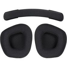 Corsair Void Corsair Void Pro Kablolu Kablosuz Yedek Kulaklık Pedi ve Kafa Bandı Sünger Seti Siya