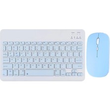 Cihazlara Uyumlu Kablosuz Bluetooth Klavye ve Mause Seti Tablet Telefon iPad Samsung Galaxy Honor Re