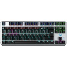 F2067 Tkl Rgb Makrolu Mekanik Kablolu Oyuncu Klavyesi