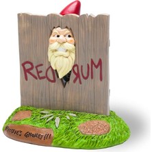 Inc Shining Gnome Garden Gnome - Açık Alanlar Için Komik Bahçe Cüceleri - Hava Koşullarına Da